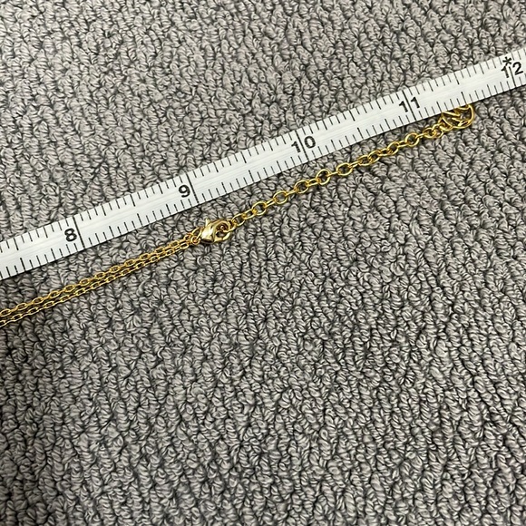 “Talia” Gold Toned Necklace and Bangle Bracelet Set - Picture 11 of 13